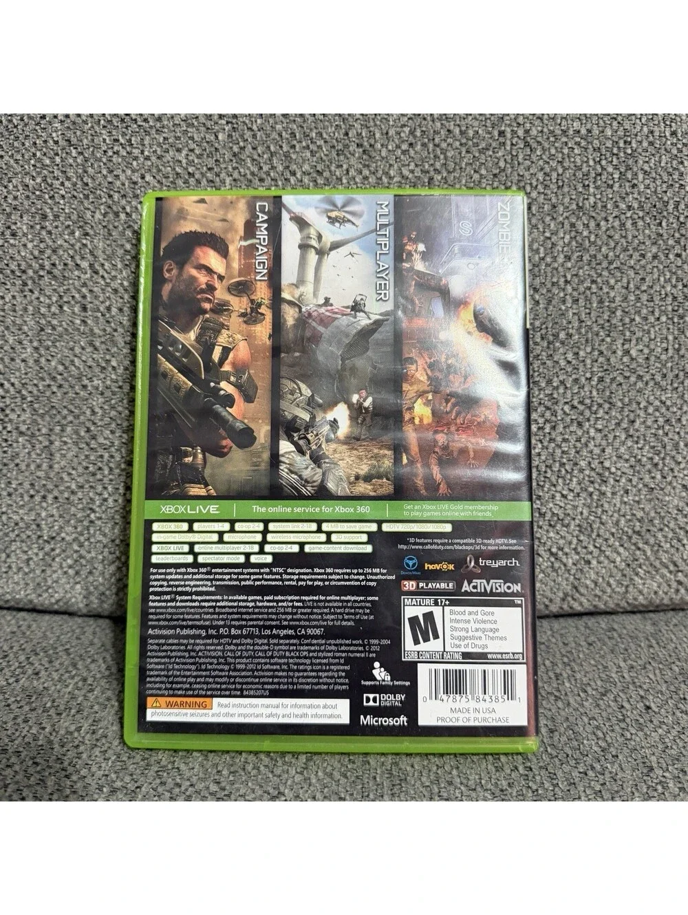 Call of Duty: Black Ops II 2 (Microsoft Xbox 360, 2012)